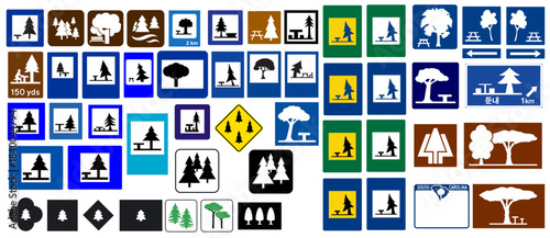 Various Road Warning Signs