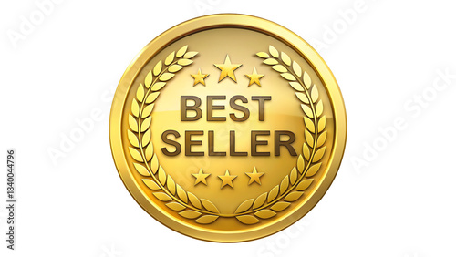 golden bestseller badge