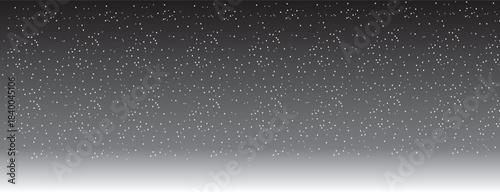 Falling snow overlay on transparent background for winter holiday designs, vector illustration.