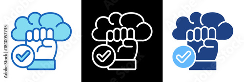 Motivation triplestyle icon