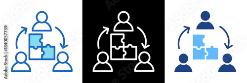 Team Building triplestyle icon