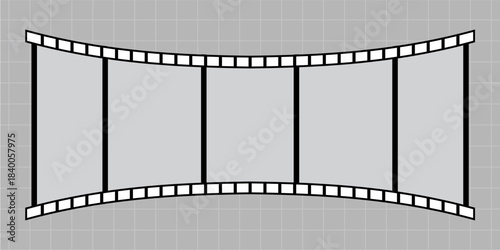 Pictures or photos frame collage, page grid layout abstract photo frames and digital photo wall template