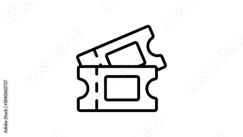 Grab your tickets and enjoy your show with this animated vector icon of movie tickets