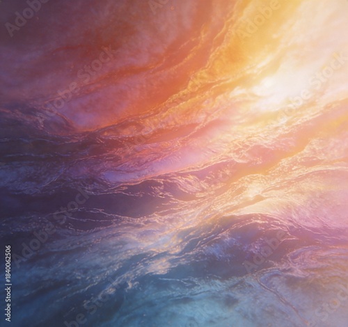 sunset in the clouds