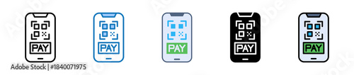 Online Payment multiple style icons set design vector illustration. 