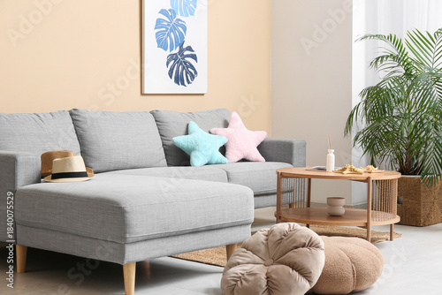 Interior of stylish living ...