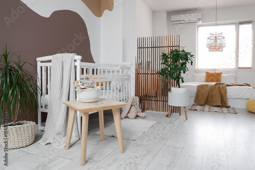 Interior of stylish room wi...
