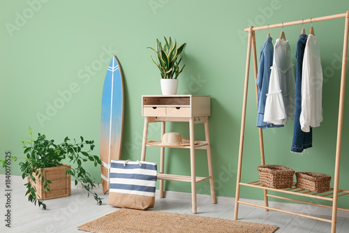 Interior of stylish room wi...