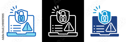 Security Breach triplestyle icon