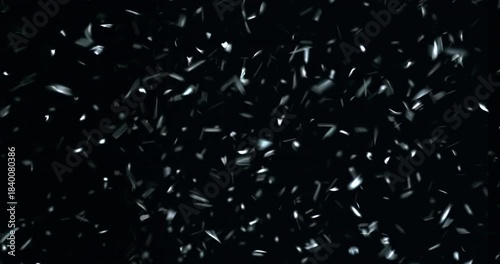 Chaotic Christmas snow races through the dark in cinematic VFX overlay, adding festive blizzard energy, winter depth, dramatic motion for trailers, scenes, transitions, and holiday visuals againmore