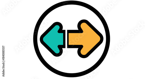 Arrows Symbolizing Choices, Direction, Transfer, Exchange, Or Cross-Directional Movement