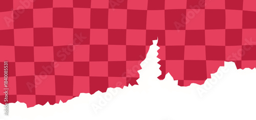 Cut off Checkered Paper