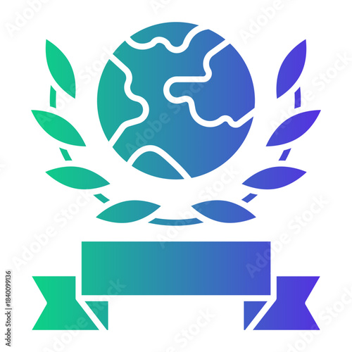earth day Gradient icon