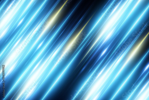 Futuristic neon blue speed lines with soft blur and shine.
