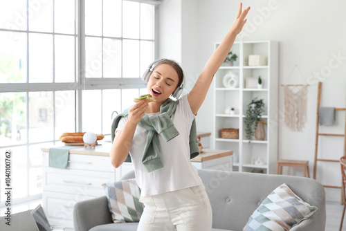 Beautiful young happy woman...