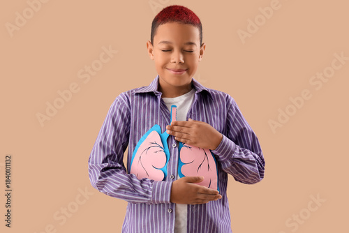 Little African-American boy...