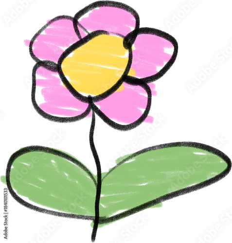 꽃 그림 낙서