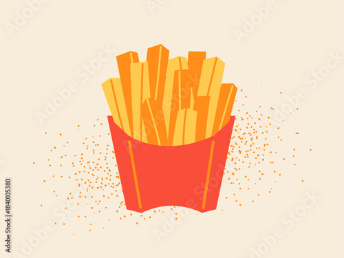 French fries illustration