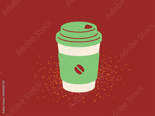 Takeout Coffee Illustration