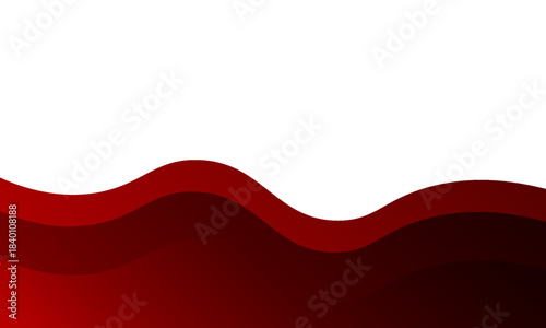abstract background featuring layered red and burgundy waves across a white space. Ideal for tech, fashion, and corporate designs, presentations, and marketing materials seeking dramatic