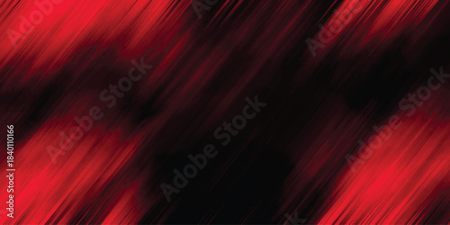 Bold Red and Black Abstract Background with Diagonal Streaks and Dark Center Gradient Effect texture