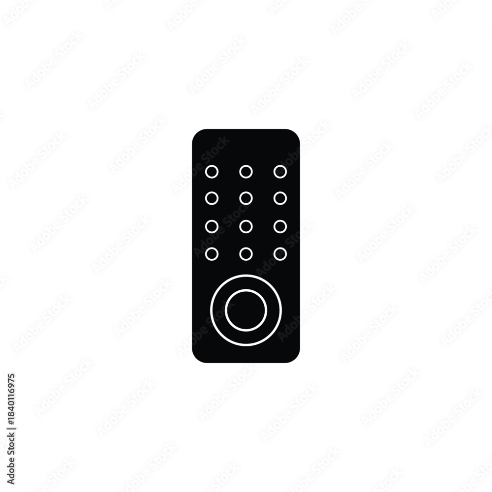 Fototapeta premium TV remote electronic logo design