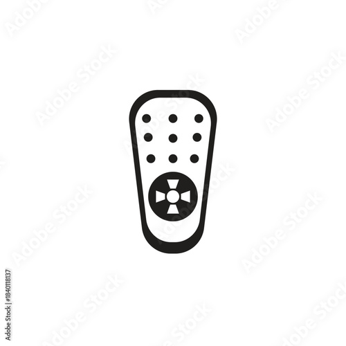 TV remote electronic logo design