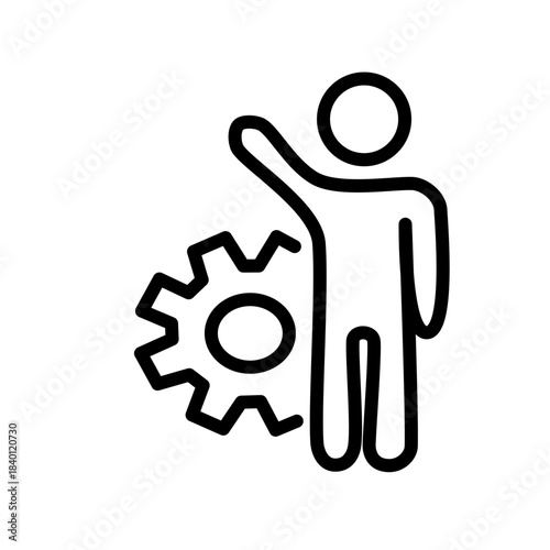 People insurance icon. Outline people insurance vector icon for web design isolated on white background