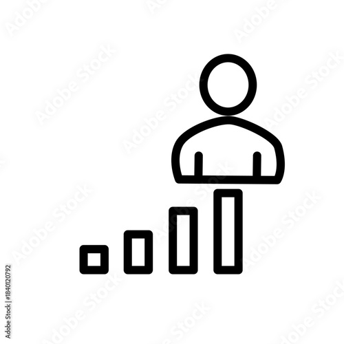 People insurance icon. Outline people insurance vector icon for web design isolated on white background