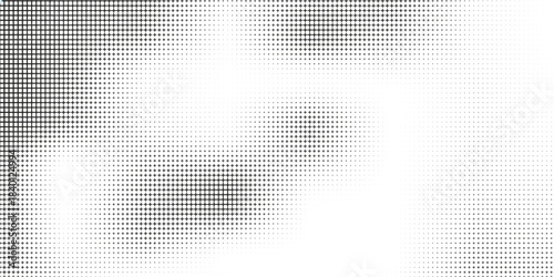 Black halftone design of cross or plus sign for pattern and background