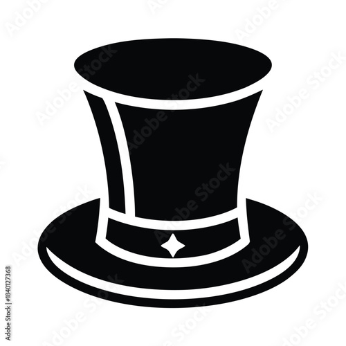 Magician Top Hat Vector Icon