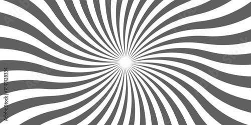 Hypnotic spiral background.Optical illusion style design. Vector.