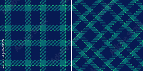 Texture background textile of pattern tartan check with a vector plaid fabric seamless. Set in popular colors for herringbone patterns in fashion and design.
