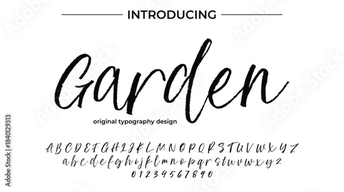 Garden - Elegant Script Font for Smooth Handwritten Design and Creative Typography