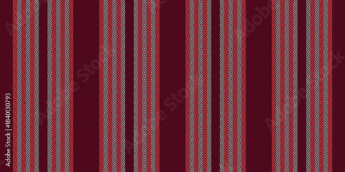 Kape background texture fabric, customizable pattern lines stripe. Acreen vector textile seamless vertical in red and pastel colors.