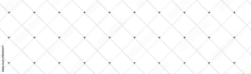 Naklejka premium White tufted textile background with diamond pattern and buttons