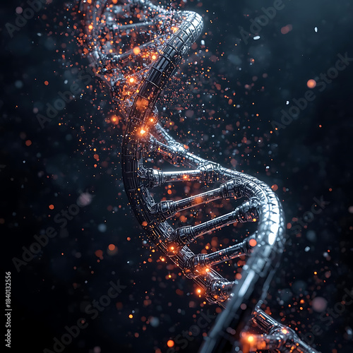 Disintegrating DNA Helix