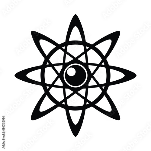 Nuclear Fusion Sun Background Illustration