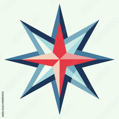 vector illustration of a star