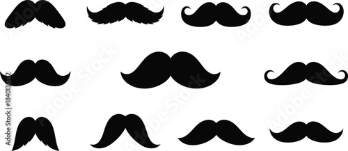 collection of mustaches