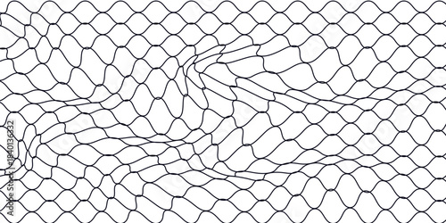 Mesh texture for fishing nets. Seamless pattern for sportswear or soccer goal, volleyball net, basketball hoop, hockey, athletics. Abstract net background for sports. vector