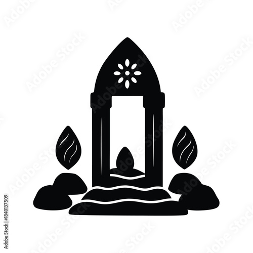 Ocean Stones Altar Icon Design