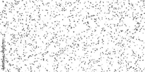 Fine Grey Speckled Texture with Randomly Placed Irregular Shapes on a White Background for Design vector