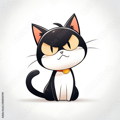 cartoon cat illustration playful animal art