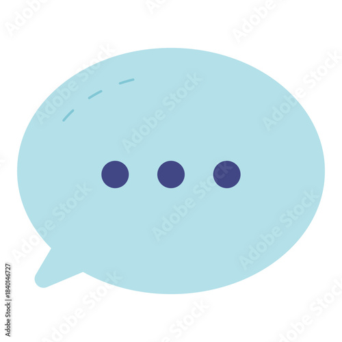 communication chat flat icon
