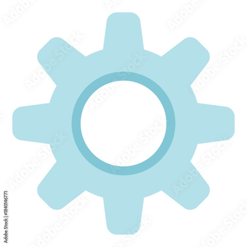 gear setting flat icon