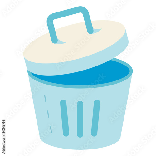 trash can flat icon