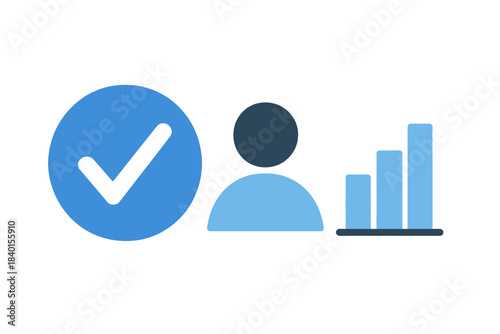 Abstract symbols for verification, user profile management, and statistical business performance
