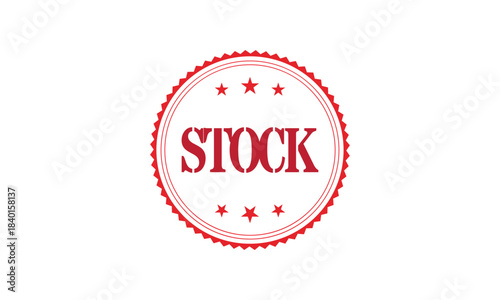 Red Rubber Stock Stamp Icons