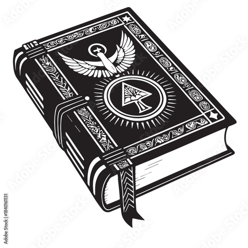 Black Burger Silhouette Vector, High Quality Illustration on White Background